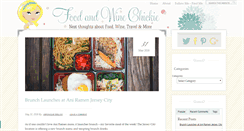 Desktop Screenshot of foodandwinechickie.com